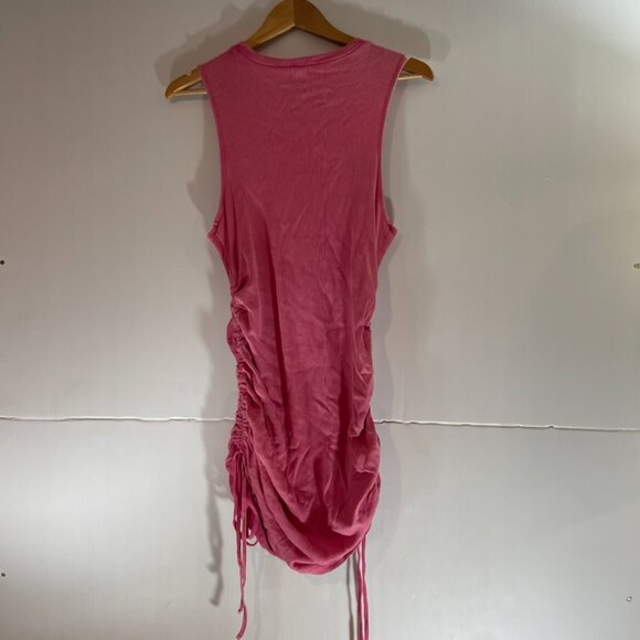 Garage Women's Pink Drawstring Dress- Sz L - Picture 2 of 3